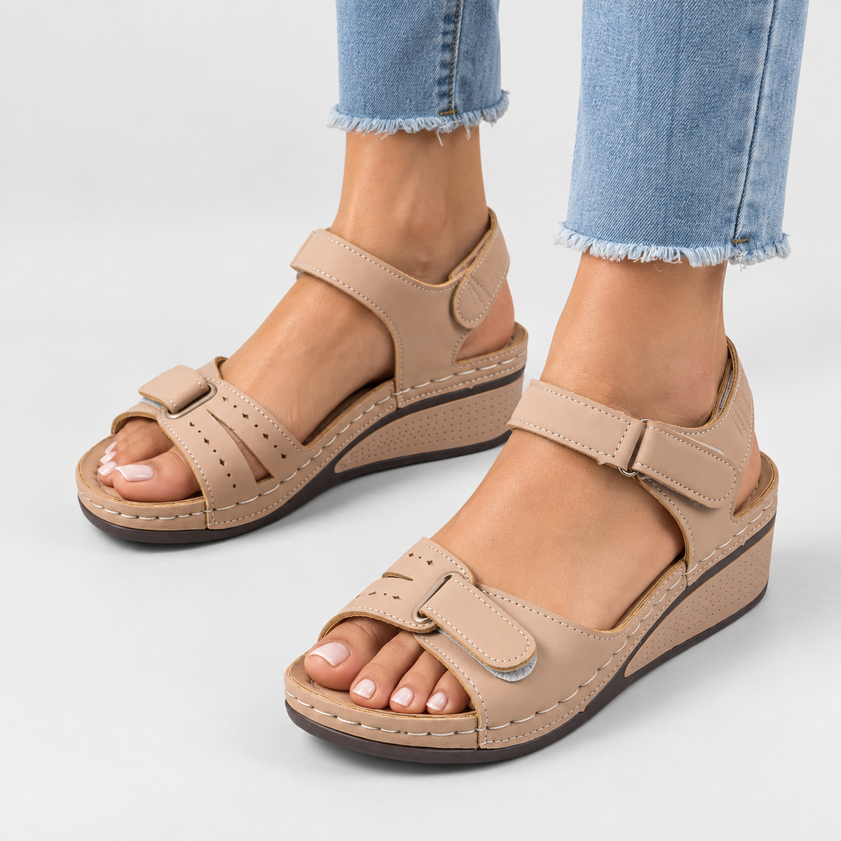 Elvane | Women's Orthopedic Sandals Cushioned Adjustable Walking Shoes