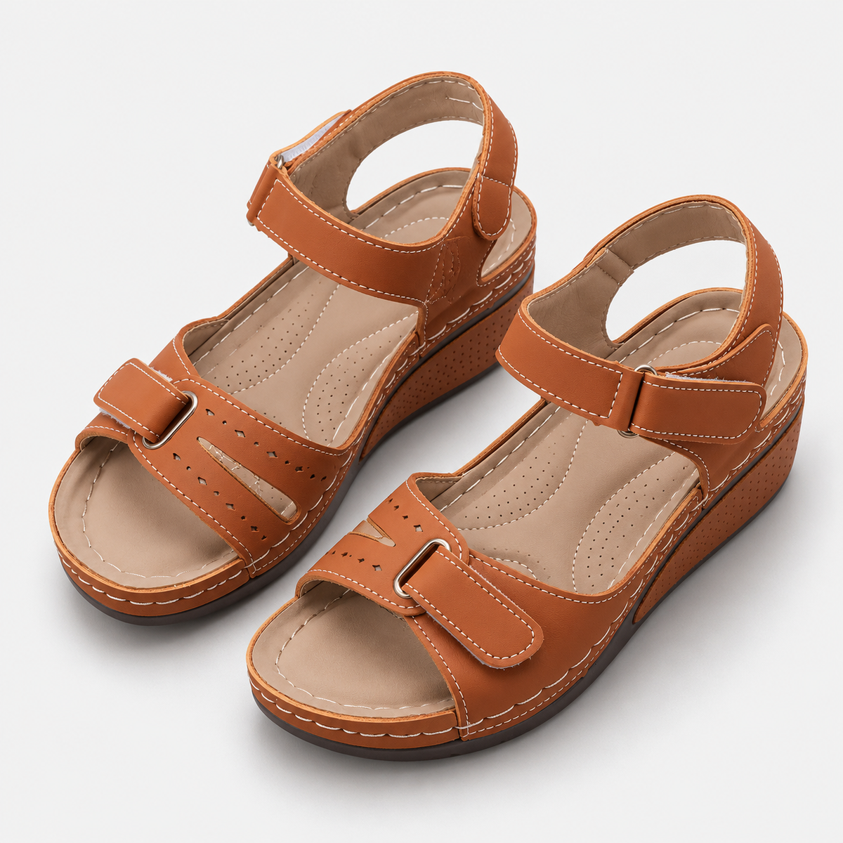 Elvane | Women's Orthopedic Sandals Cushioned Adjustable Walking Shoes