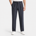 Elvane | Men's Pleated Trousers Straight Leg Regular Fit Dress Pants