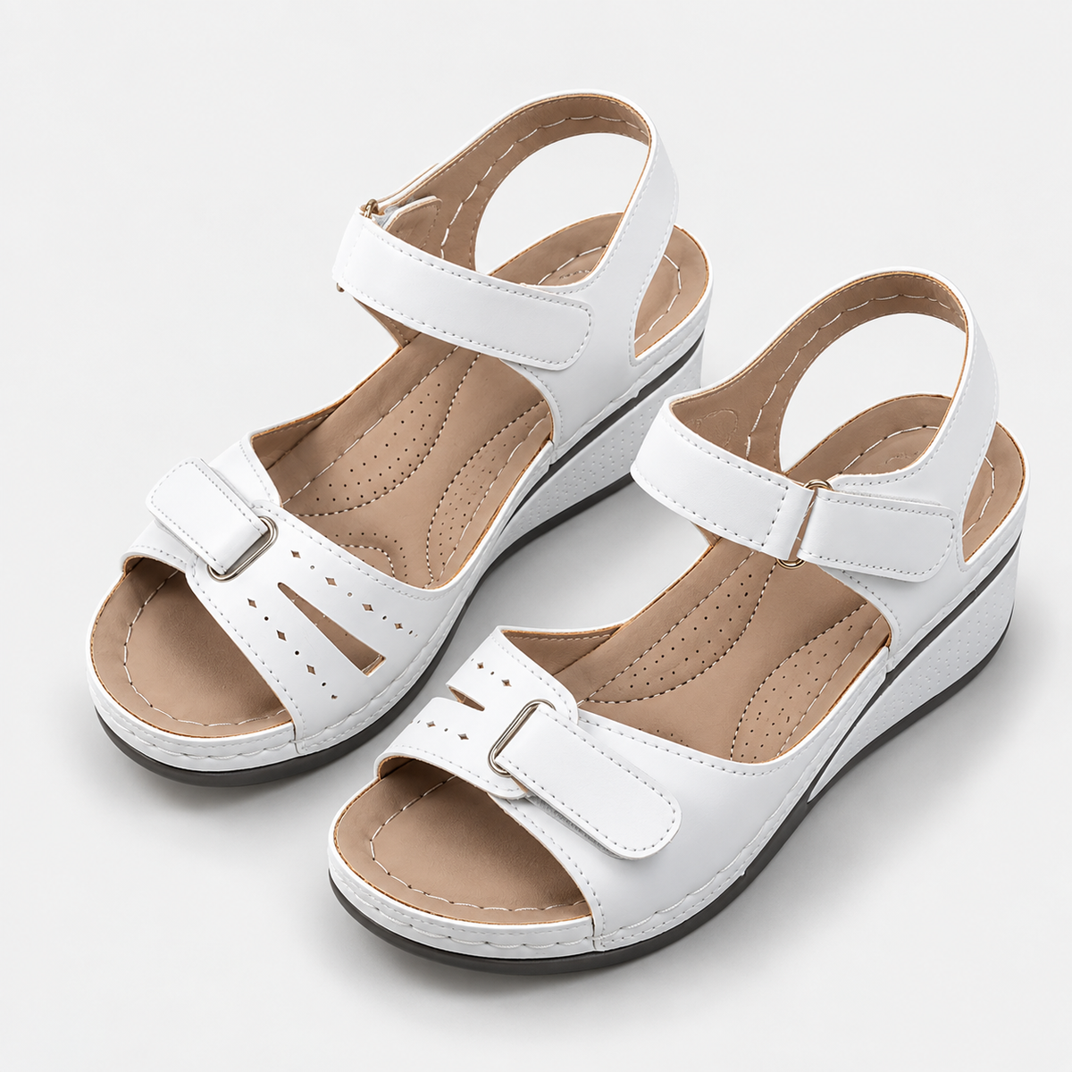 Elvane | Women's Orthopedic Sandals Cushioned Adjustable Walking Shoes